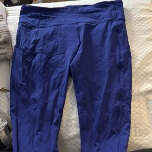 Blue Lululemon Leggings